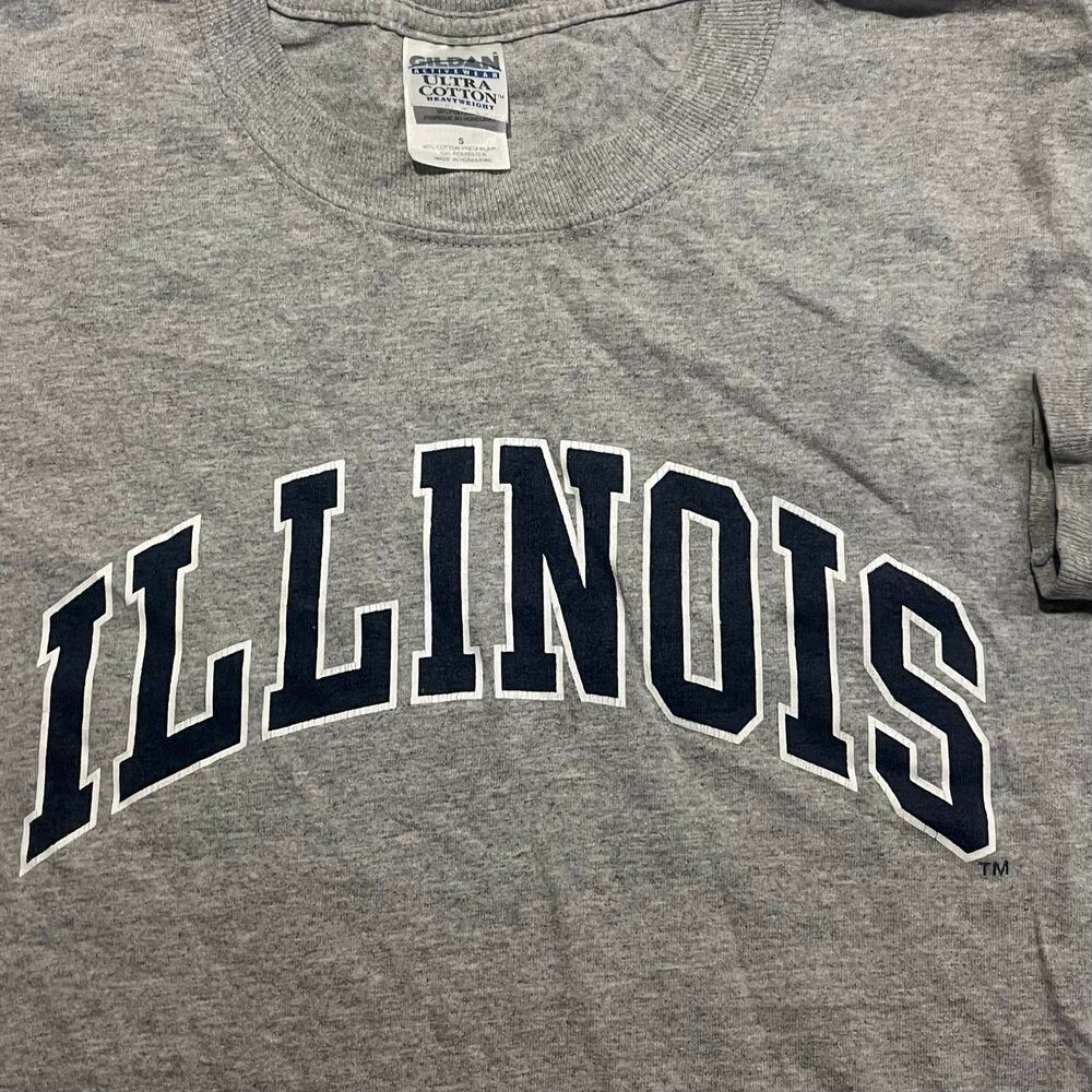State Of Illinois Women Small Gray Long Sleeve